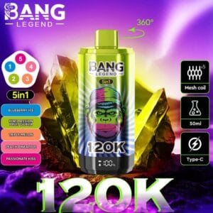 Bang Legend 120K wholesale - disposable vape image 7 - Vapeuwell EU
