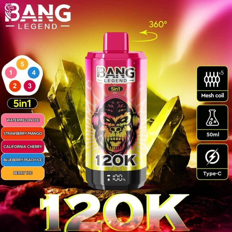 Bang Legend 120K wholesale - disposable vape image 4 - Vapeuwell EU