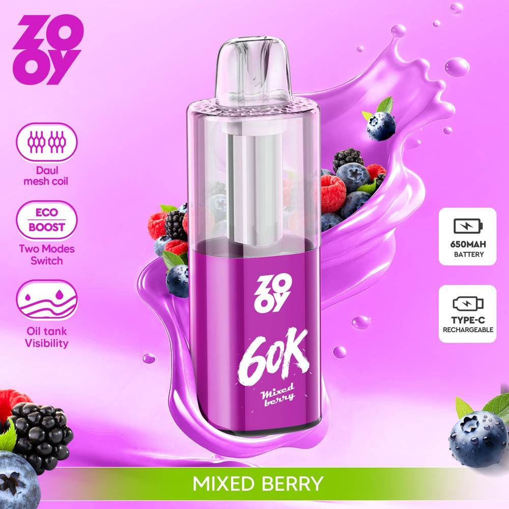 ZOOY Fizz 60K wholesale - disposable vape image 1 - Vapeuwell EU