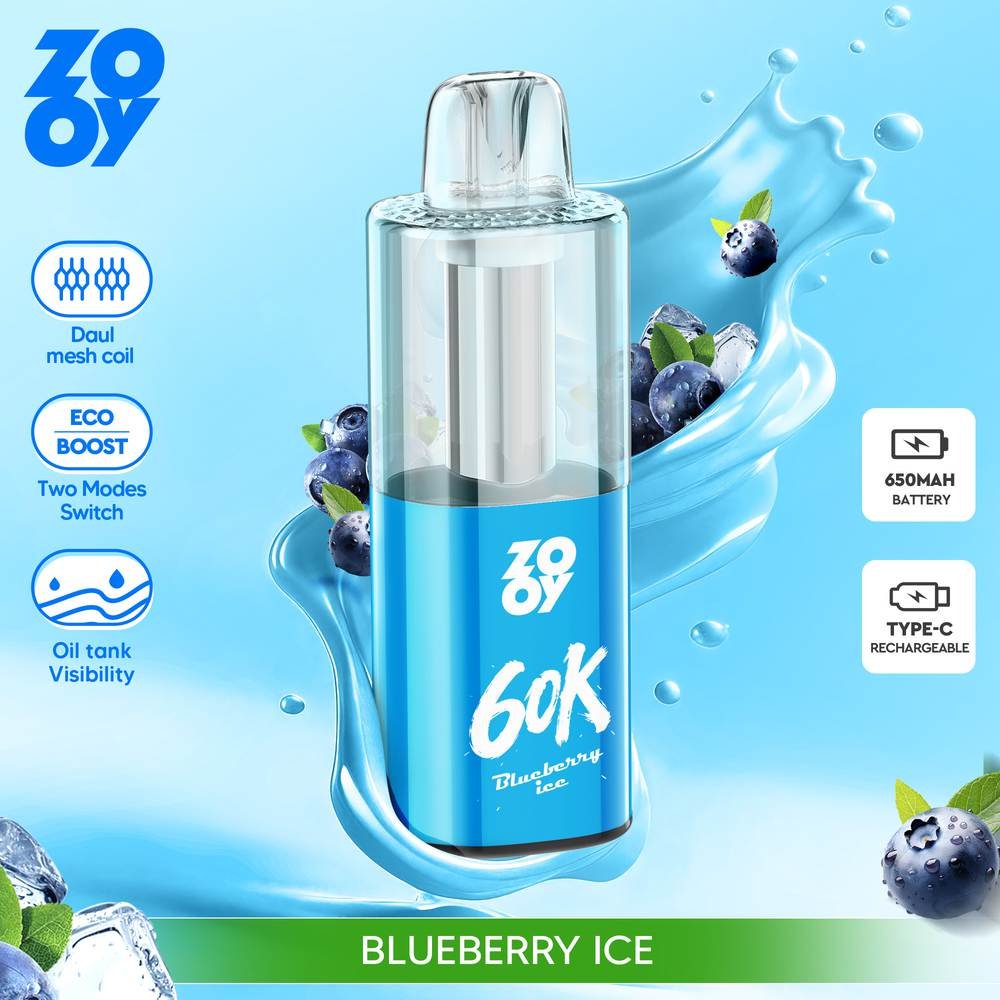 ZOOY Fizz 60K disposable vape wholesale - Vapeuwell EU