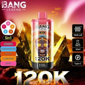 Bang Legend 120K wholesale - disposable vape image 2 - Vapeuwell EU
