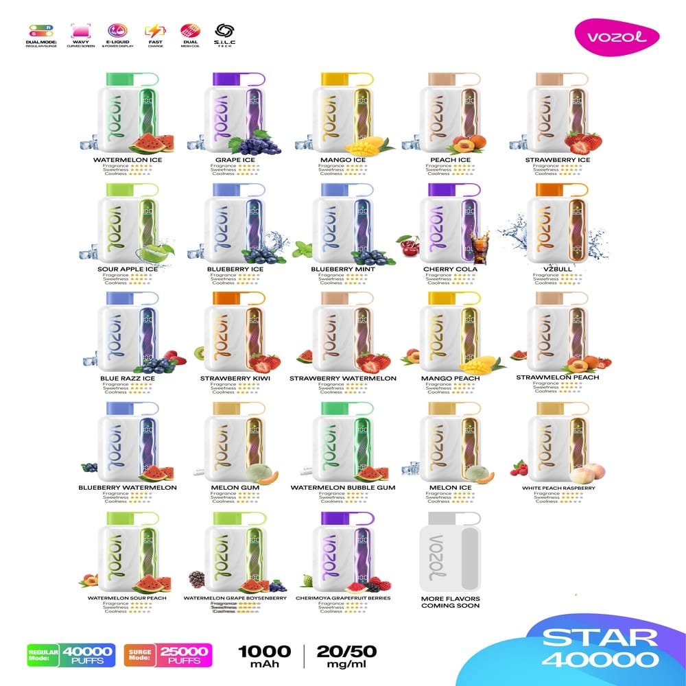 VOZOL Satr 40K wholesale - disposable vape image 9 - Vapeuwell EU