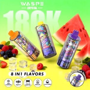 WASPE Crystal Switch 180K wholesale - disposable vape image 6 - Vapeuwell EU