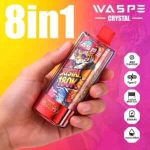 WASPE Crystal Switch 180K 8-in-1 disposable vape wholesale - Vapeuwell EU
