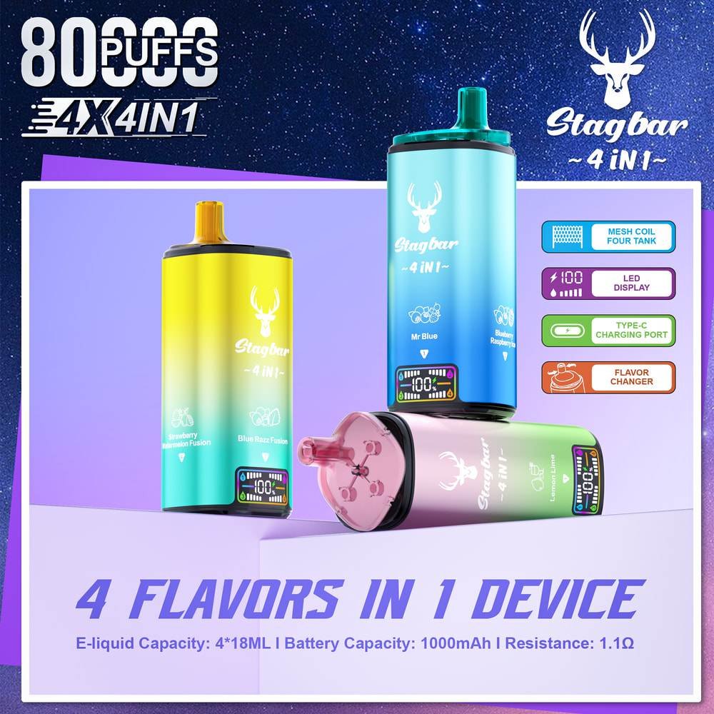 Stagbar 80K wholesale - disposable vape image 4 - Vapeuwell EU