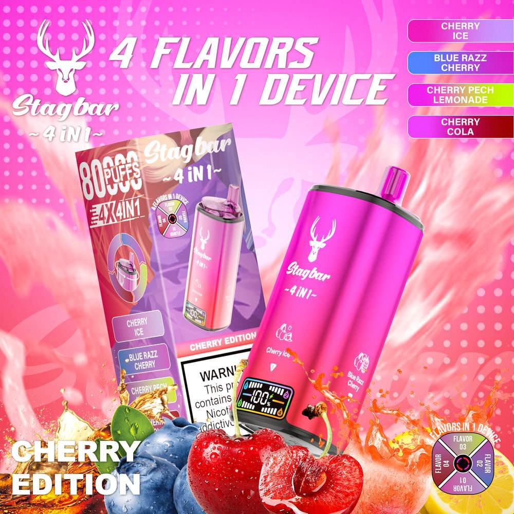 Stagbar 80K 4-in-1 disposable vape wholesale - Vapeuwell EU