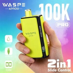 WASPE Pro Double 100K wholesale - disposable vape image 2 - Vapeuwell EU