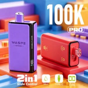 WASPE Pro Double 100K disposable vape wholesale - Vapeuwell EU