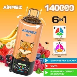 Airmez Fox 140K wholesale - disposable vape image 5 - Vapeuwell EU