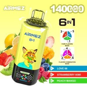 Airmez Fox 140K wholesale - disposable vape image 6 - Vapeuwell EU
