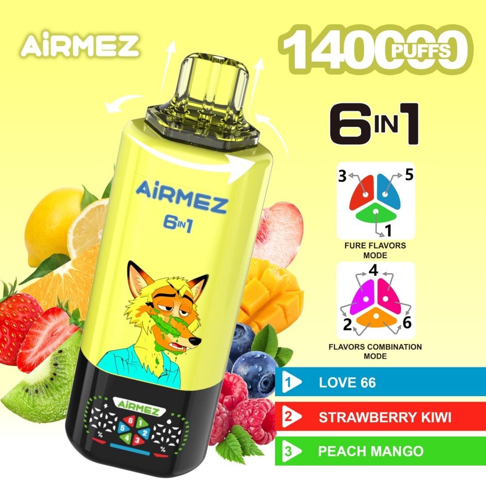 Airmez Fox 140K wholesale - disposable vape image 6 - Vapeuwell EU