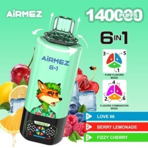 Airmez Fox 140K wholesale - disposable vape image 10 - Vapeuwell EU