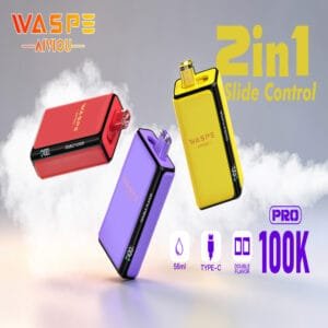 WASPE Pro Double 100K wholesale - disposable vape image 7 - Vapeuwell EU