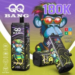 Bang Qq 180K 4-in-1 disposable vape wholesale - Vapeuwell EU