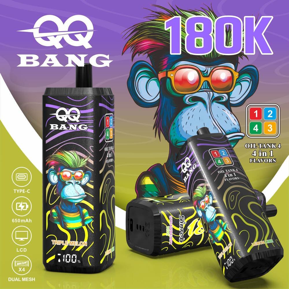 Bang Qq 180K 4-in-1 disposable vape wholesale - Vapeuwell EU