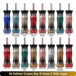 Al Fakher Crown Bar Hose 60K wholesale - disposable vape image 1 - Vapeuwell EU