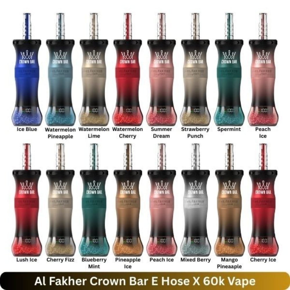 Al Fakher Crown Bar Hose 60K wholesale - disposable vape image 1 - Vapeuwell EU