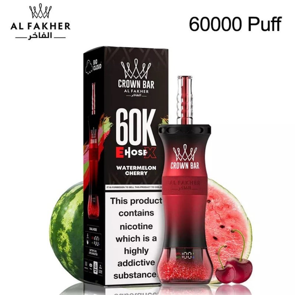 Al Fakher Crown Bar Hose 60K wholesale - disposable vape image 4 - Vapeuwell EU