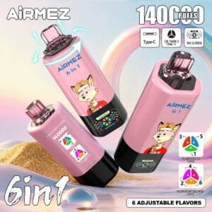Airmez Fox 140K 6-in-1 disposable vape wholesale - Vapeuwell EU