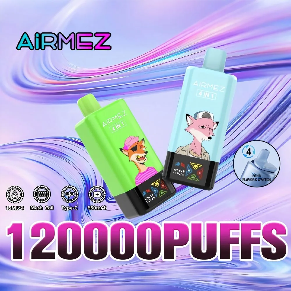 Airmez Fox 120K 4-in-1 disposable vape wholesale - Vapeuwell EU
