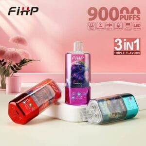 FIHP 90K 3-in-1 disposable vape wholesale - Vapeuwell EU