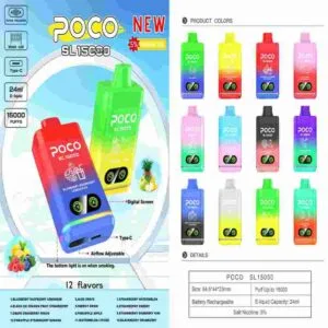 Poco Sl 15K wholesale - disposable vape image 7 - Vapeuwell EU