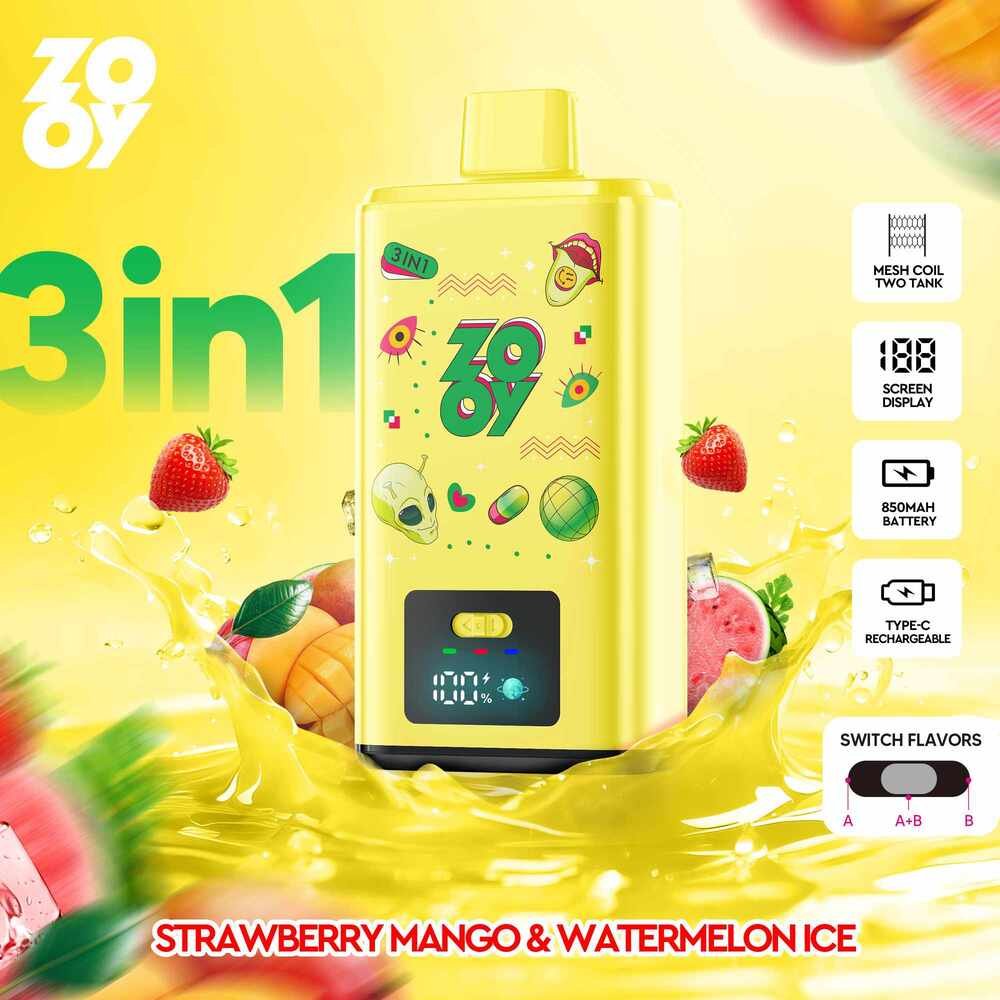ZOOY Multi 150K 3-in-1 disposable vape wholesale - Vapeuwell EU