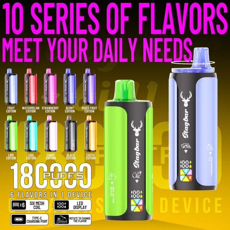 Stagbar 180K wholesale - disposable vape image 9 - Vapeuwell EU