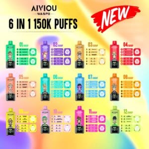 WASPE Aiviou 150K wholesale - disposable vape image 11 - Vapeuwell EU