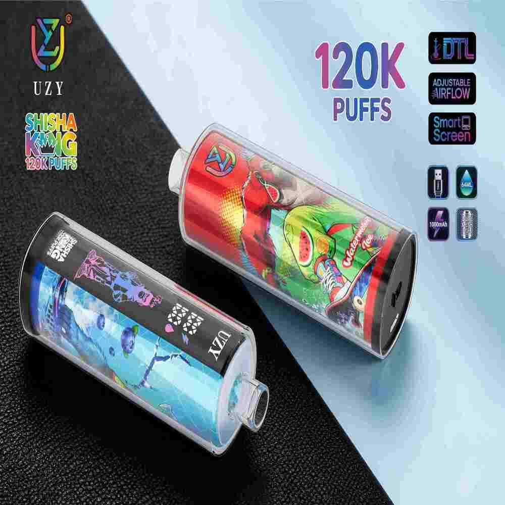 UZY Shisha Hookah King 120K wholesale - disposable vape image 7 - Vapeuwell EU