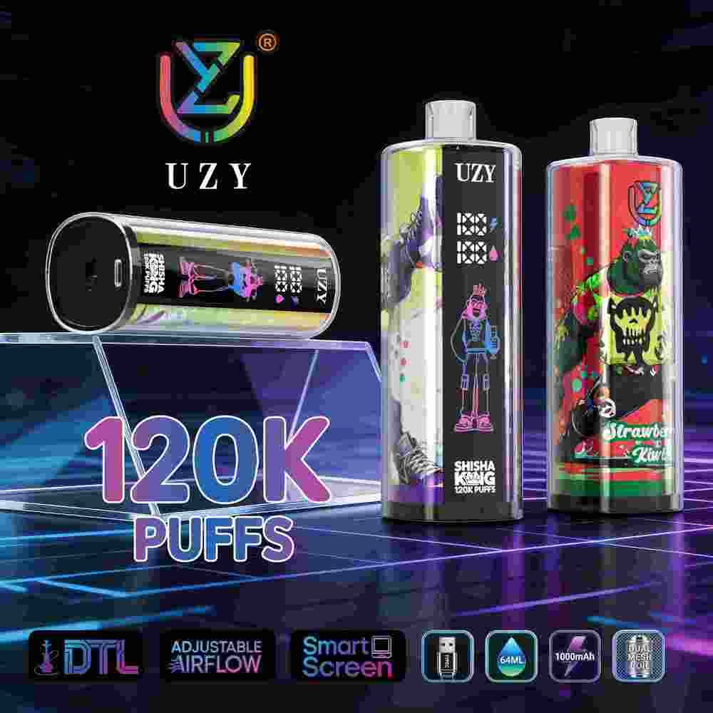 UZY Shisha Hookah King 120K disposable vape wholesale - Vapeuwell EU