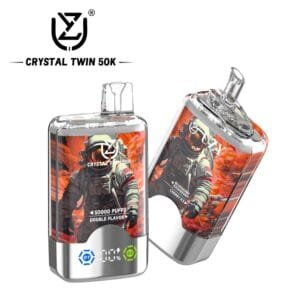 UZY Crystal Twin Dual 50K 2-in-1 disposable vape wholesale - Vapeuwell EU