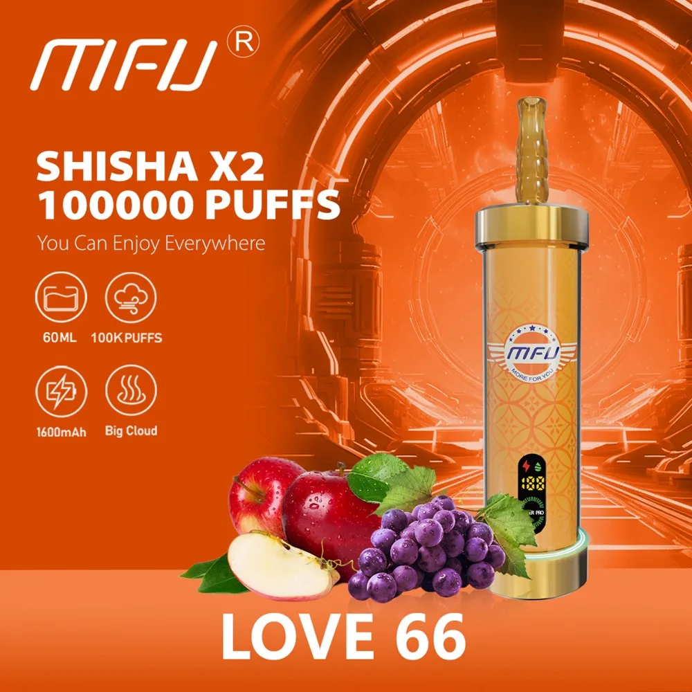 MFU Shisha 100K disposable vape wholesale - Vapeuwell EU