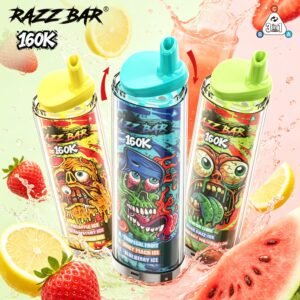 Razz Bar 160K Puffs 3 in 1 Crystal Vape 160000 Triple Flavors Wholesale - Imagen 6