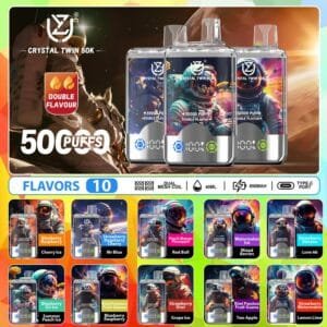 UZY Crystal Twin Dual 50K wholesale - disposable vape image 1 - Vapeuwell EU