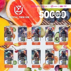 UZY Crystal Twin Dual 50K wholesale - disposable vape image 4 - Vapeuwell EU