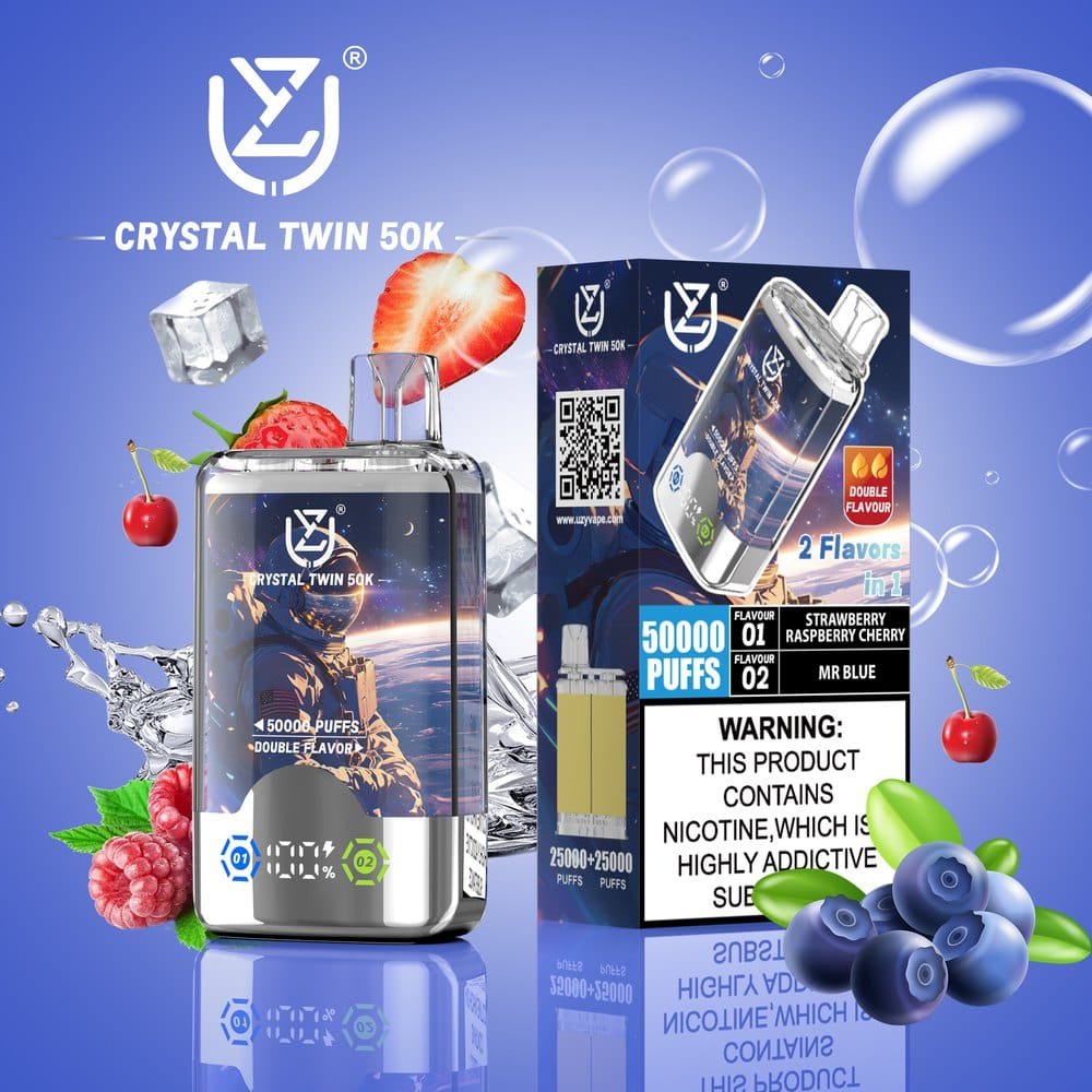 UZY Crystal Twin Dual 50K wholesale - disposable vape image 7 - Vapeuwell EU