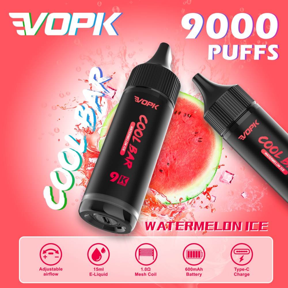 Vopk Cool Bar 9K disposable vape wholesale - Vapeuwell EU